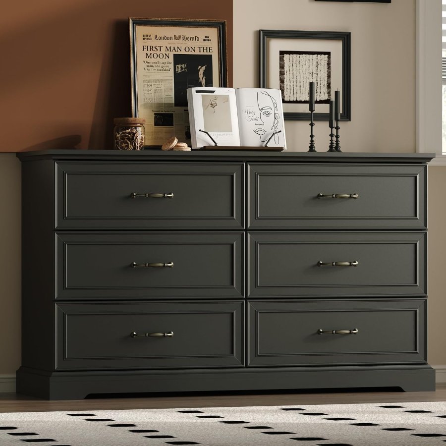 Xixini Farmhouse 6 Drawers Dresser