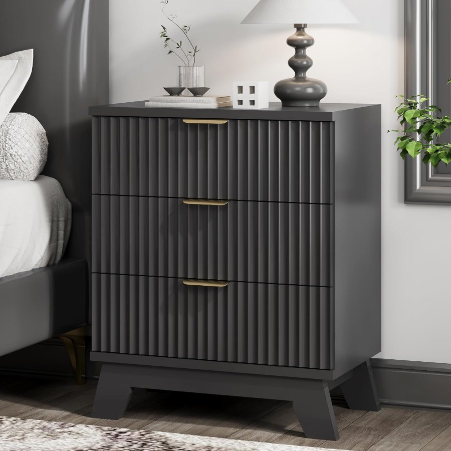 Xixini Fluted Nightstand