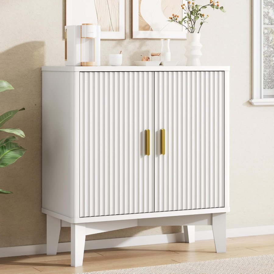 Xixini Fluted Sideboard Buffet Cabinet