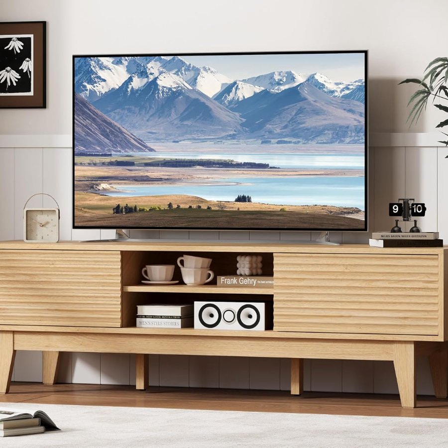 Xixini Fluted TV Stand