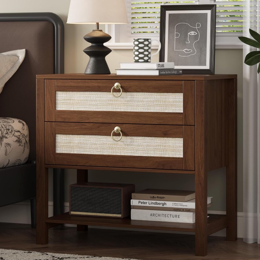 Xixini Rattan Nightstand